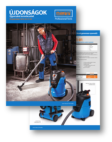 Leták „NEWS - New generation of vacuum cleaners”